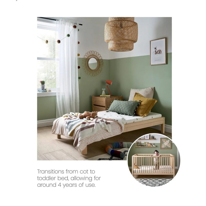 Mamas and papas solo cot bed with mattress