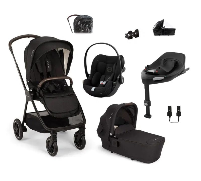 Nuna TRIV Next Cloud G Travel System Caviar