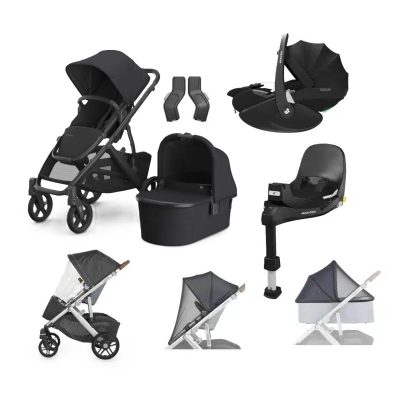 UPPAbaby VISTA V3 Travel System + Pebble 360 Pro2 + Rotating Base - Jake