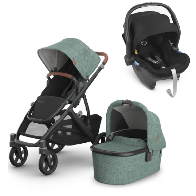 UPPAbaby VISTA V3 Gwen Travel System + Mesa i-Size Car Seat + Optional Base