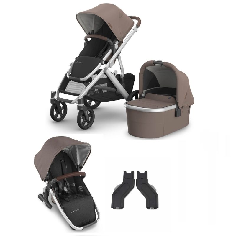 UPPAbaby VISTA V3 Theo Double Pushchair and Carrycot