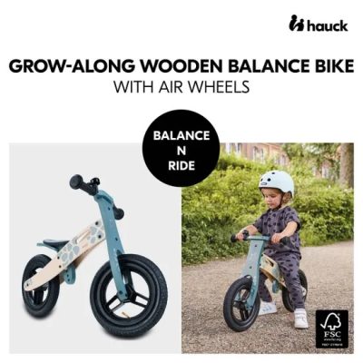 Hauck Balance n Ride Turtle Wooden Balance Bike