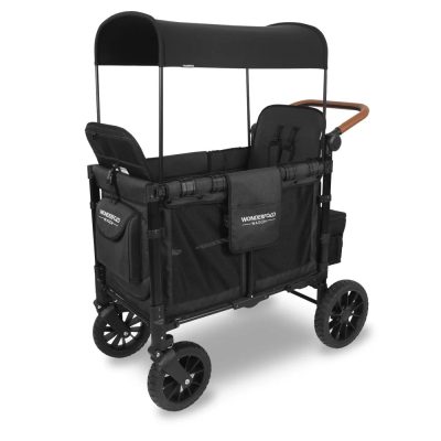 Wonderfold W2 Luxe Stroller Wagon Black