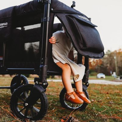 Wonderfold W4 Luxe Stroller Wagon Black