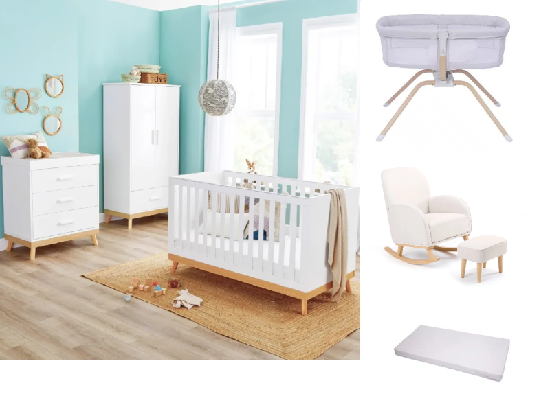 babymore mona 7 piece nursery room set