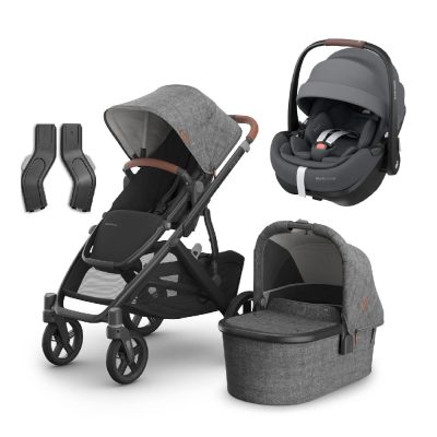 UPPAbaby VISTA V3 Greyson + Pebble 360 Pro2 + Optional Rotating Base