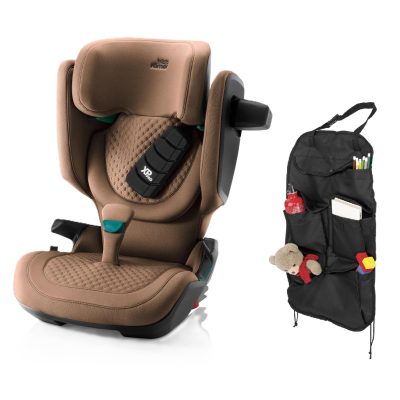 Britax KIDFIX PRO Car Seat and Seat Organiser - LUX/Warm Caramel