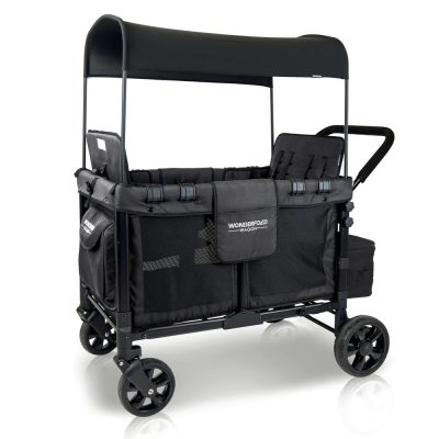 Wonderfold W4 Original Stroller Wagon Black