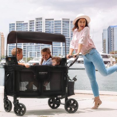 Wonderfold W4 Original Stroller Wagon Black