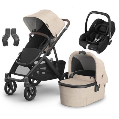 UPPAbaby VISTA V3 Travel System Liam + Maxi Cosi Cabriofix + Optional Base