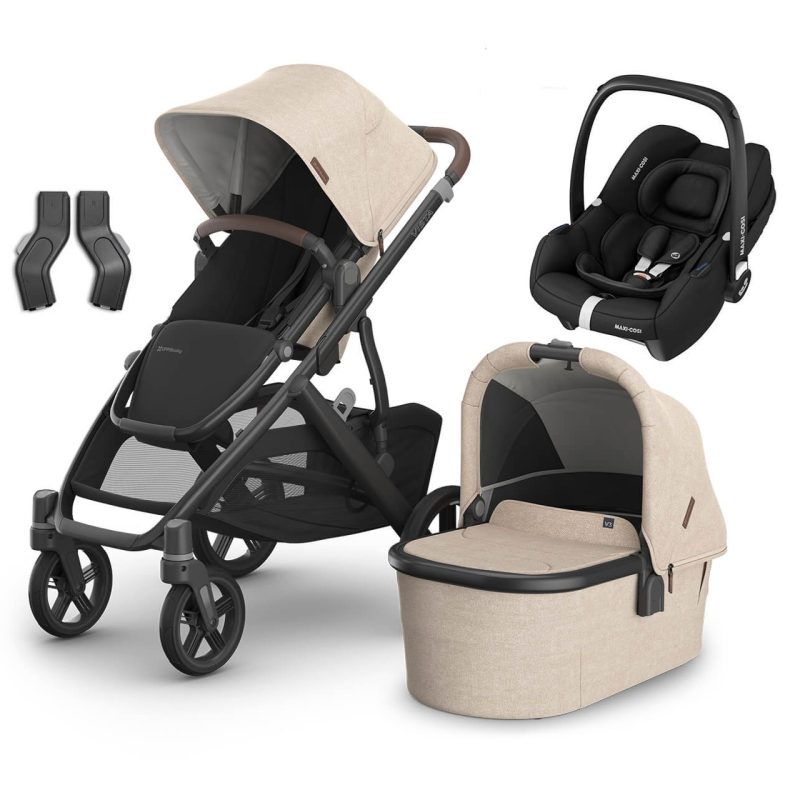 UPPAbaby VISTA V3 Travel System Liam + Maxi Cosi Cabriofix + Optional Base