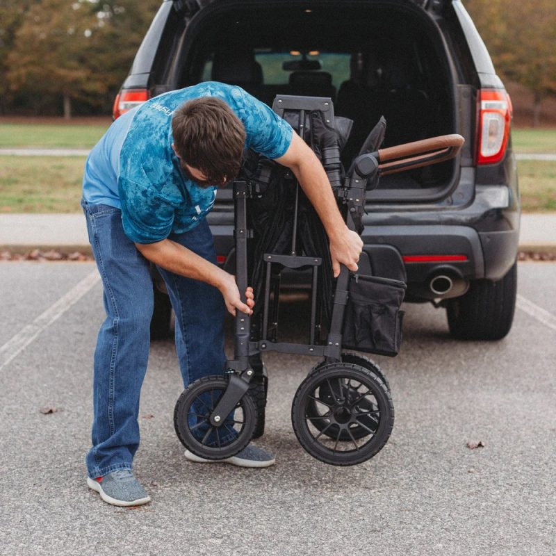 Wonderfold W2 Luxe Stroller Wagon Black