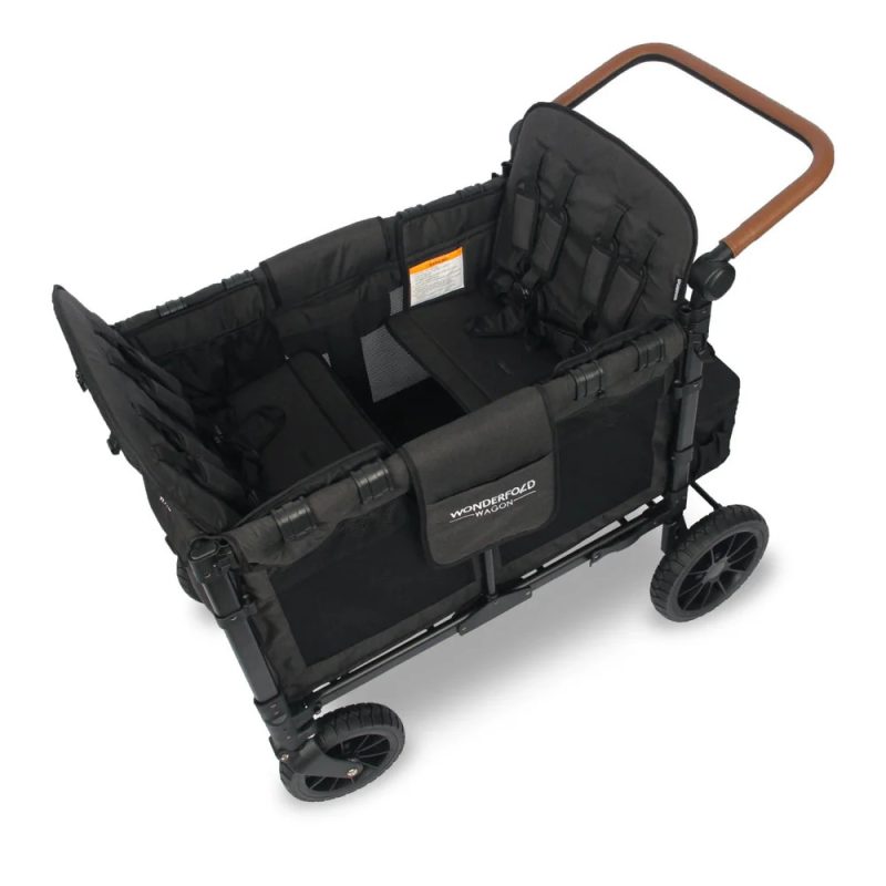 Wonderfold W4 Luxe Stroller Wagon Black