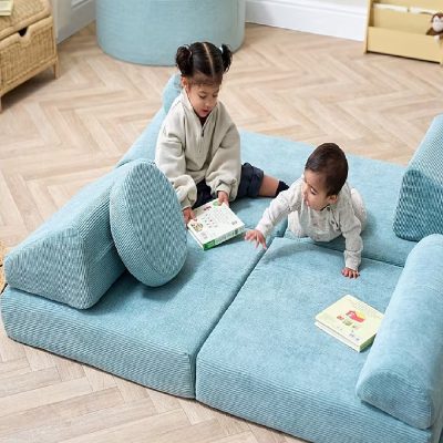 Tutti Bambini Playrama Montessori Kids Play Sofa - Ocean Stone