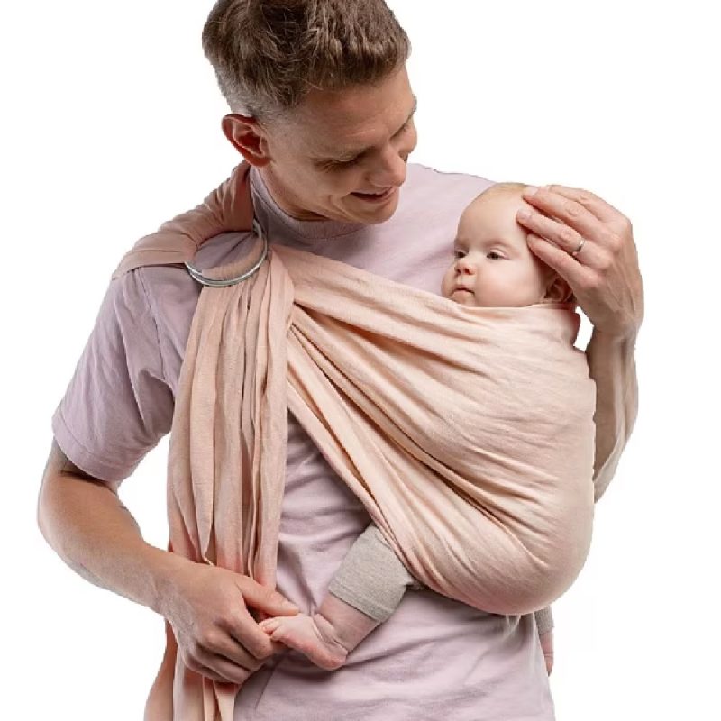 Tutti Bambini Boba Ring Sling Baby Carrier Peony Pink