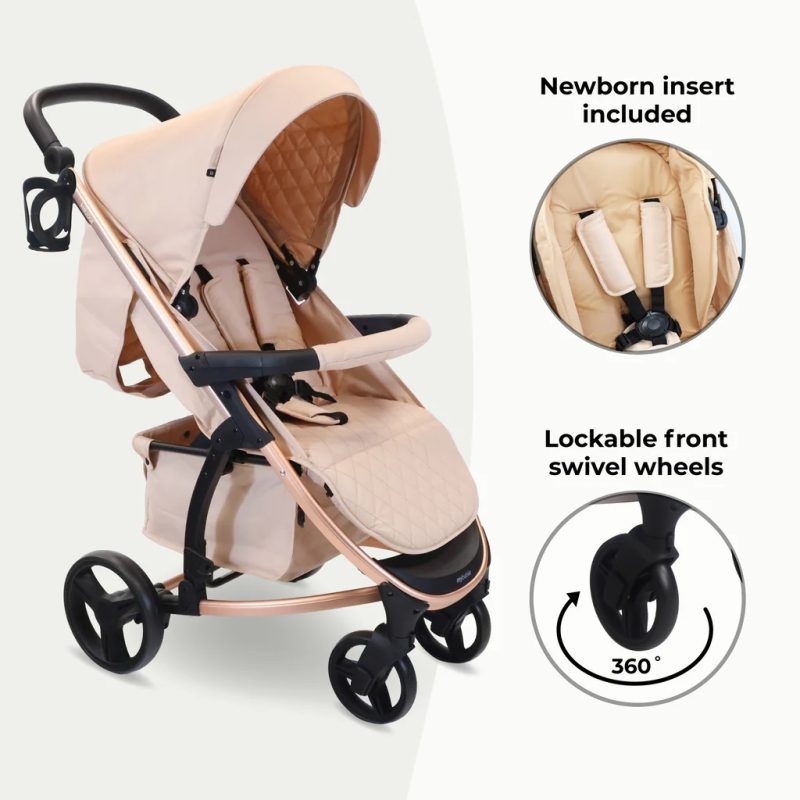 My Babiie 2-in-1 Pushchair and Carrycot - Blush