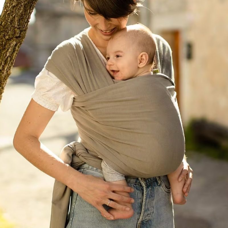 Tutti Bambini Boba Classic Baby Wrap Grey