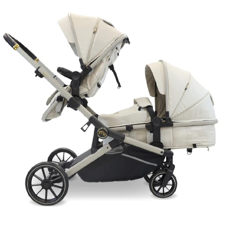 My Babiie Tandem Pushchair - Ivory