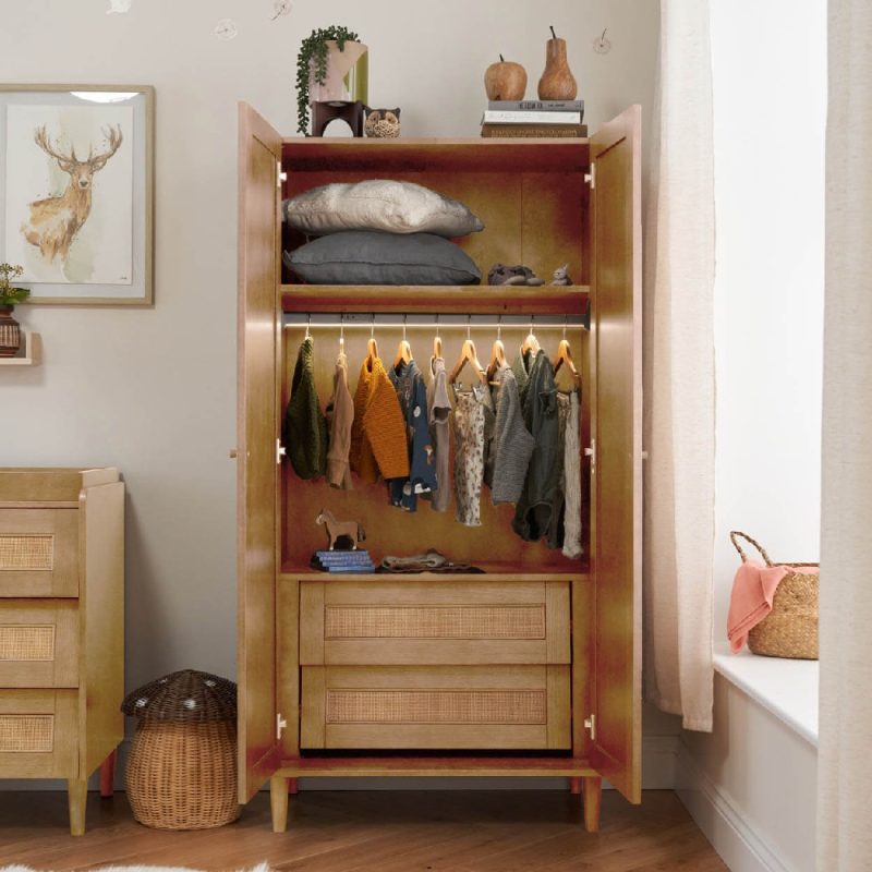 Tutti Bambini Japandi Wardrobe - Light Oak