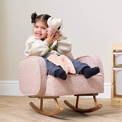 Tutti Bambini Micah Mini Me Children's Rocking Chair - Boucle Blush