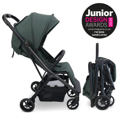 My Babiie Plus Auto-Fold Stroller Forest Green