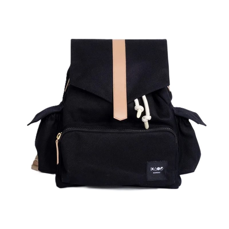 Kaos Ransel Diaper Bag - Black/Natural