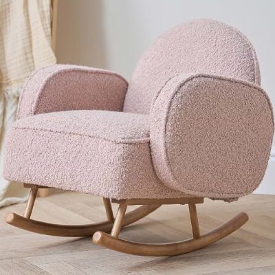 Tutti Bambini Micah Mini Me Children's Rocking Chair - Boucle Blush