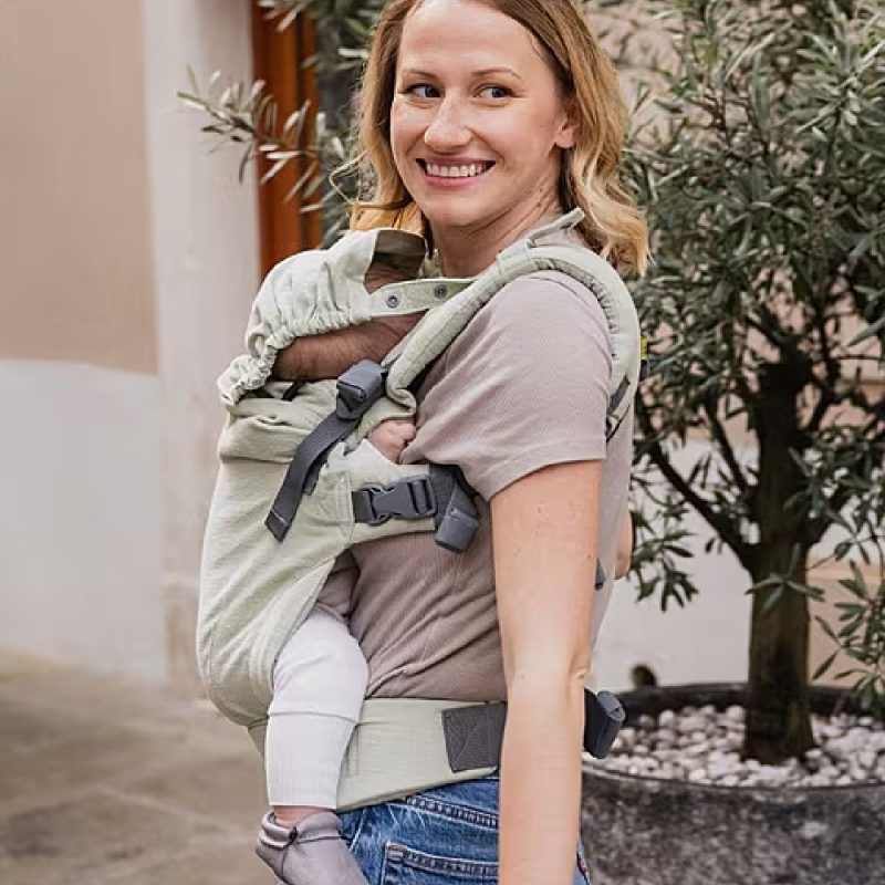 Tutti Bambini Boba X Baby Carrier Linen Green Willow