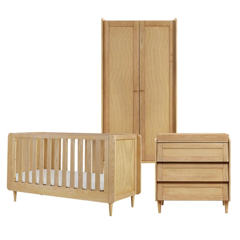 Tutti Bambini Japandi Mini 3 Piece Room Set - Light Oak