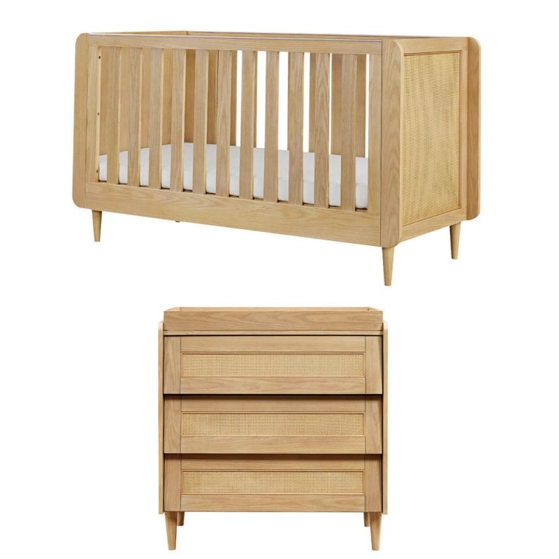 Tutti Bambini Japandi Mini 2 Piece Room Set - Light Oak