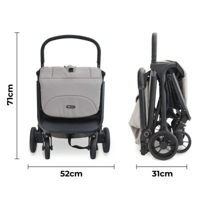 My Babiie Plus Auto-Fold Stroller Camel