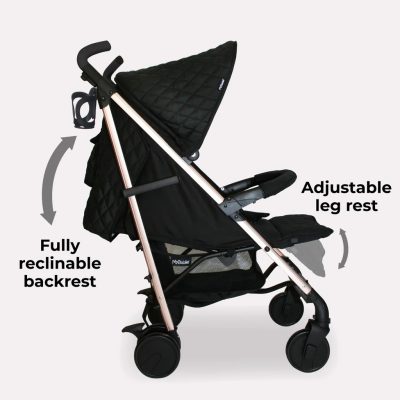 My Babiie Plus Stroller Quilted Black