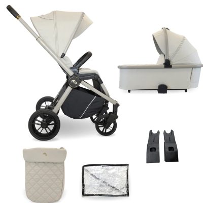 My Babiie MB450 2-in-1 Pushchair/Carrycot - Ivory