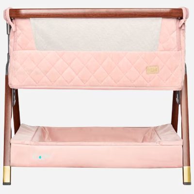 Tutti Bambini CoZee Luxe Mini Me Crib - Walnut & Blush