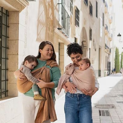 Tutti Bambini Boba Ring Sling Baby Carrier Peony Pink