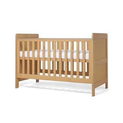 Mamas & Papas Esna Cotbed and Mattress - Rattan