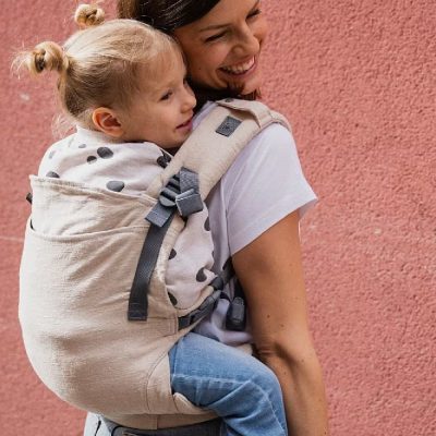 Tutti Bambini Boba X Baby Carrier Linen Beige Pampas