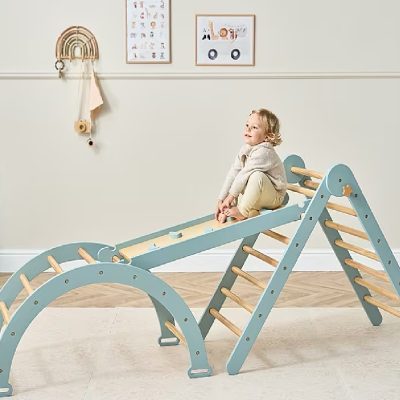 Tutti Bambini Scala Montessori Ocean Stone Pikler Climbing Frame/Wall