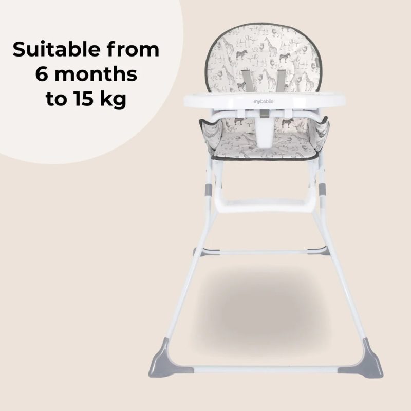 My Babiie Compact Highchair - Safari