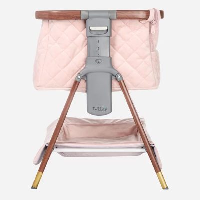 Tutti Bambini CoZee Luxe Mini Me Crib - Walnut & Blush