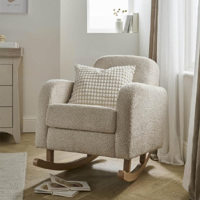 Cuddleco Etta Boucle Nursing Chair - Mushroom