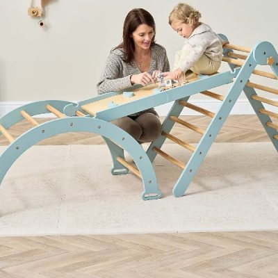 Tutti Bambini Scala Montessori Ocean Stone Pikler Climbing Frame/Wall