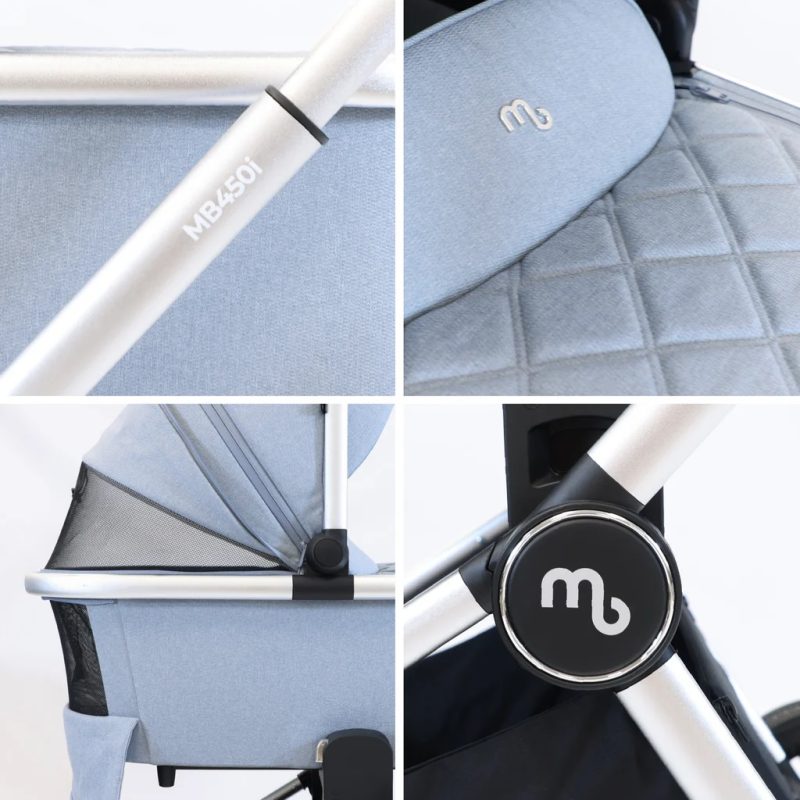 My Babiie MB450 2-in-1 Pushchair/Carrycot - Steel Blue