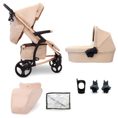 My Babiie 2-in-1 Pushchair and Carrycot - Blush