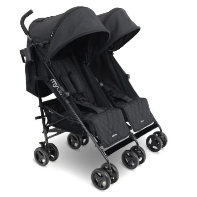 My Babiie Double Stroller - Black