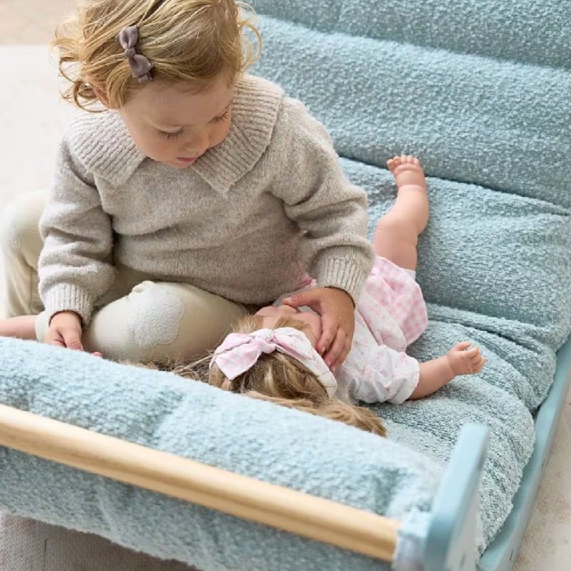 Tutti Bambini Scala Montessori Pikler Cushion - Boucle Ocean Stone