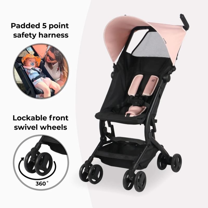 My Babiie Ultra Compact Stroller Pink