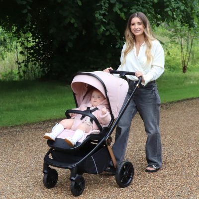 My Babiie MB450 2-in-1 Pushchair/Carrycot - Pastel Pink