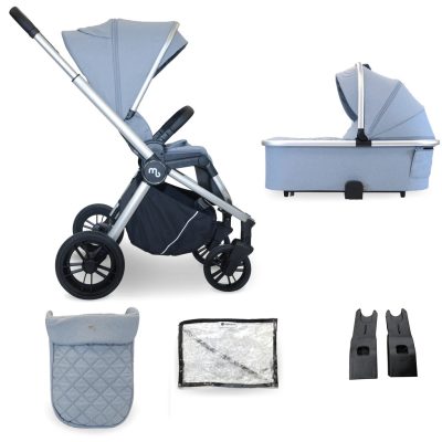 My Babiie MB450 2-in-1 Pushchair/Carrycot - Steel Blue