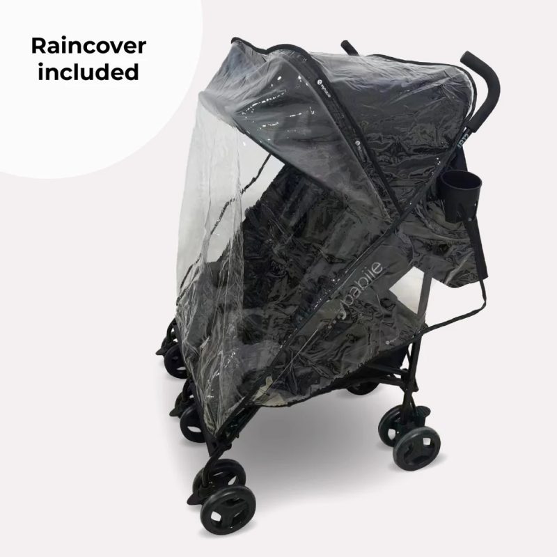 My Babiie Double Stroller - Black